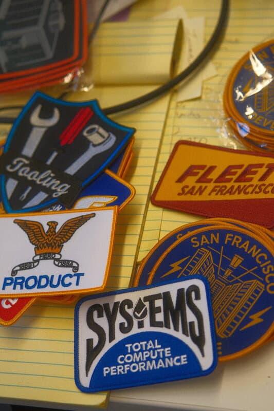 Embroidered team patches